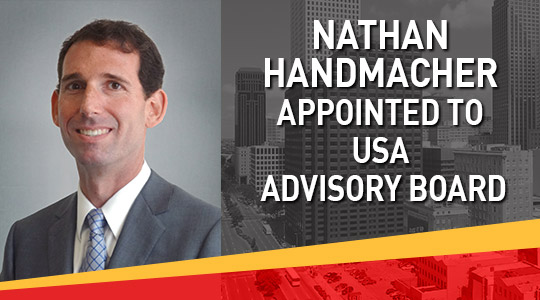 Nathan Handmacher Advisory Board for USA Center for Real Estate & Economic Development