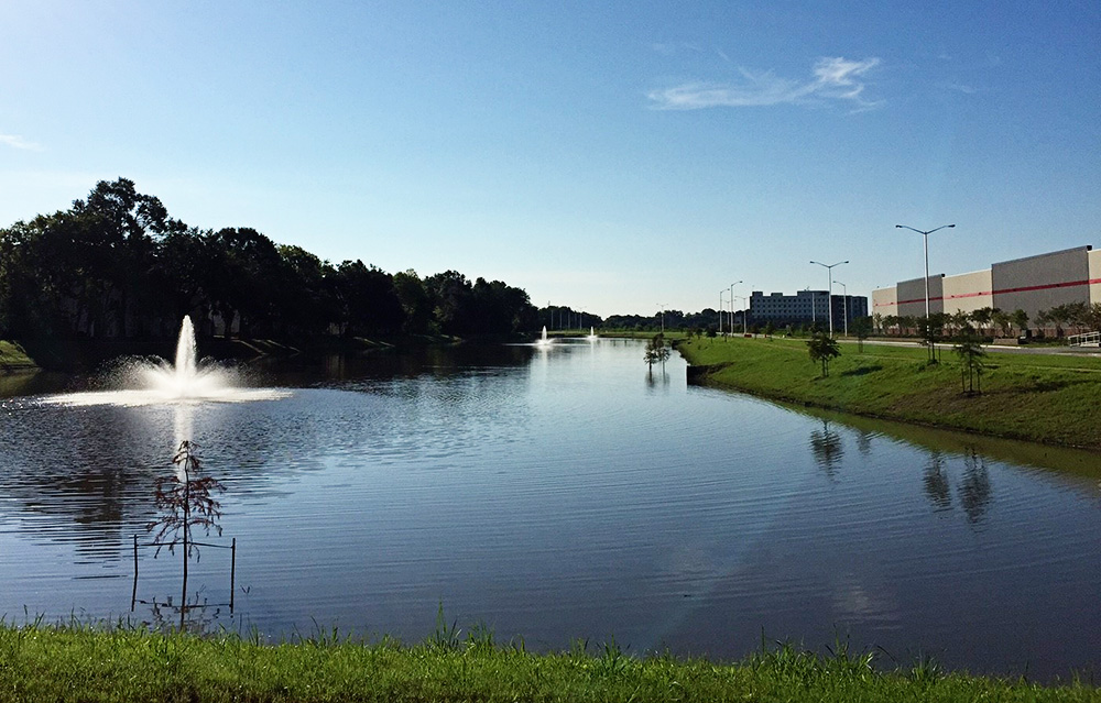 Ambassador Town Center Fountain and Walking Trail