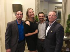Stirling Properties employees attend the Cystic Fibrosis Foundation’s Uncork the Cure