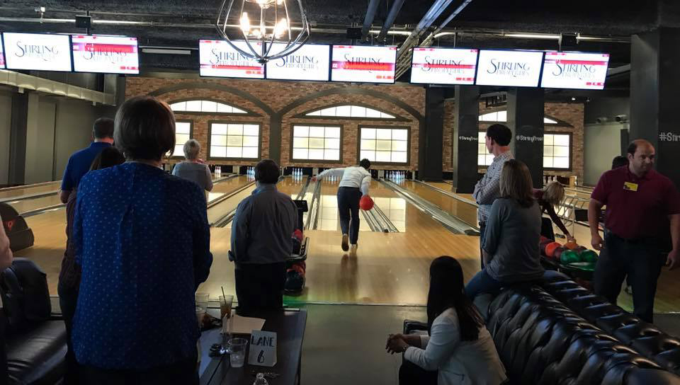 Bowling at Fulton Alley in New Orleans, LA