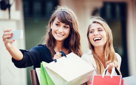 Gen Z Shopping Selfie