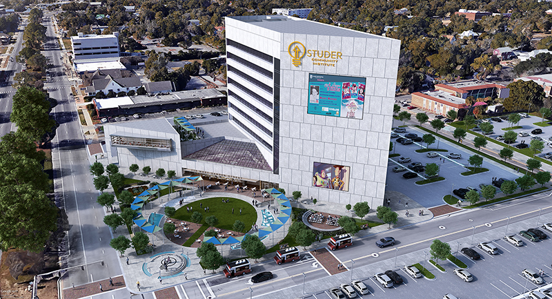 Rendering of 220 West Garden Office Tower in Pensacola, Florida