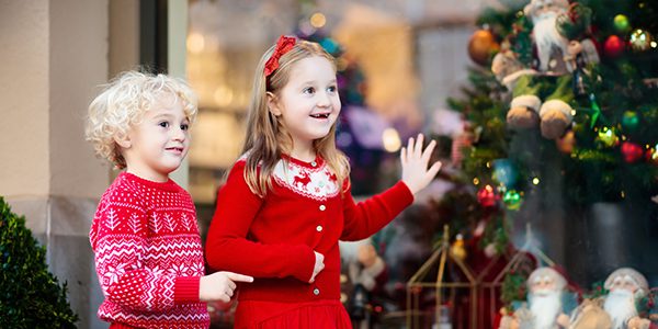 Children at Christmas at the Square