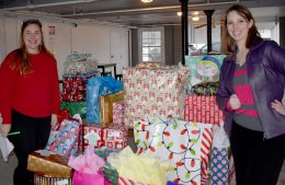 2017 Christmas Wish Dropoff -- Victoria King with Stirling Properties's Cheri