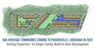 Oak Heritage Townhomes in Prairieville, Louisiana